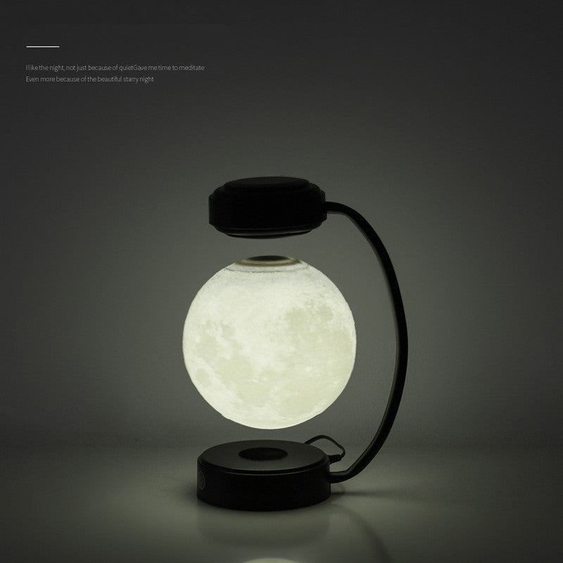 3D Moon LED Lamp, Wireless Magnetic Levitation Night Light, Rotating Floating Ball 