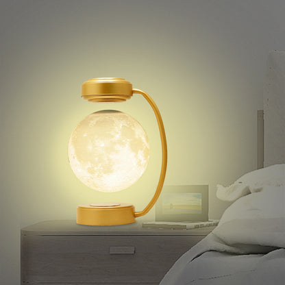 3D Moon LED Lamp, Wireless Magnetic Levitation Night Light, Rotating Floating Ball 